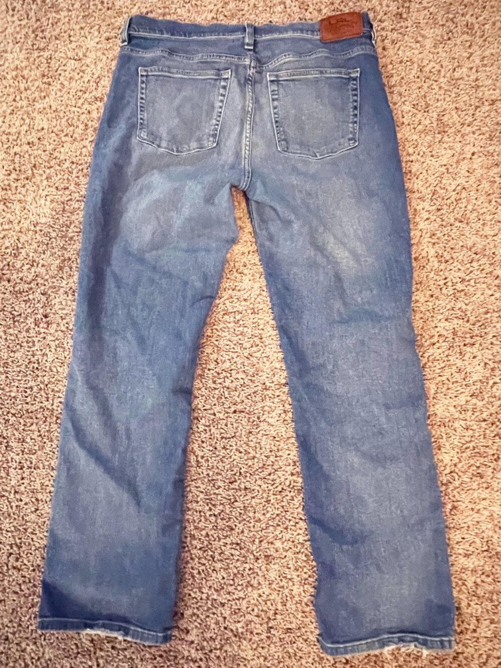 Lauren Ralph Lauren LRL Classic Straight Jeans Women Size 14 Medium Wash Stretch - Picture 3 of 11